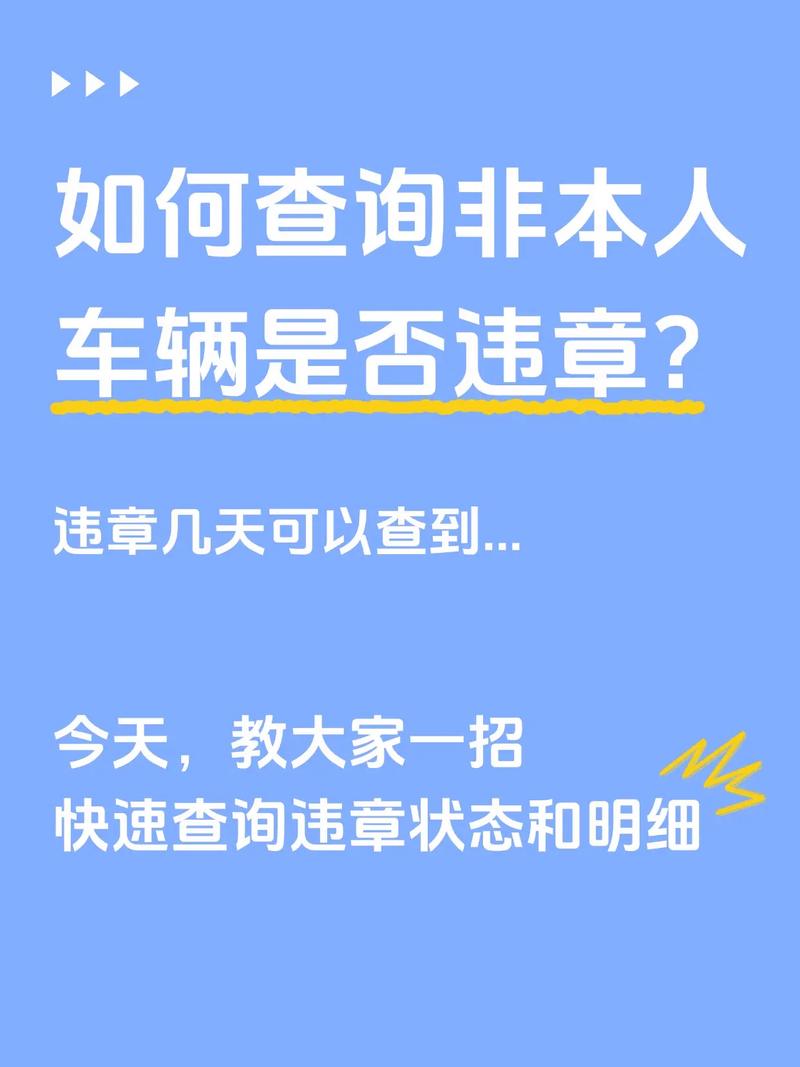 非本人车辆违章查询