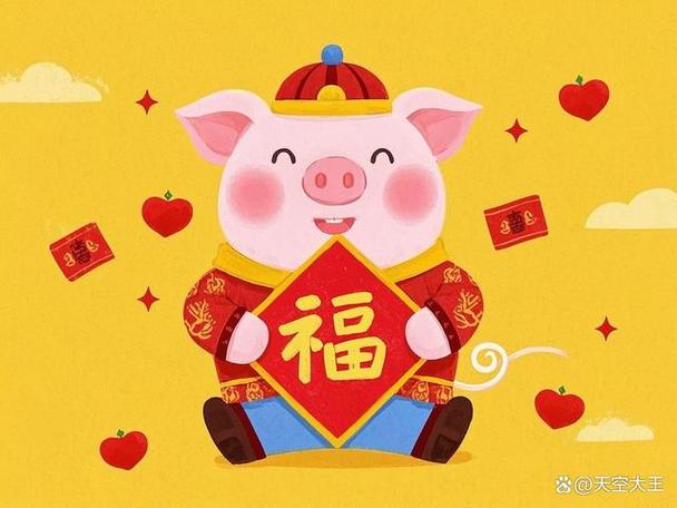 猪吉祥图案图片大全