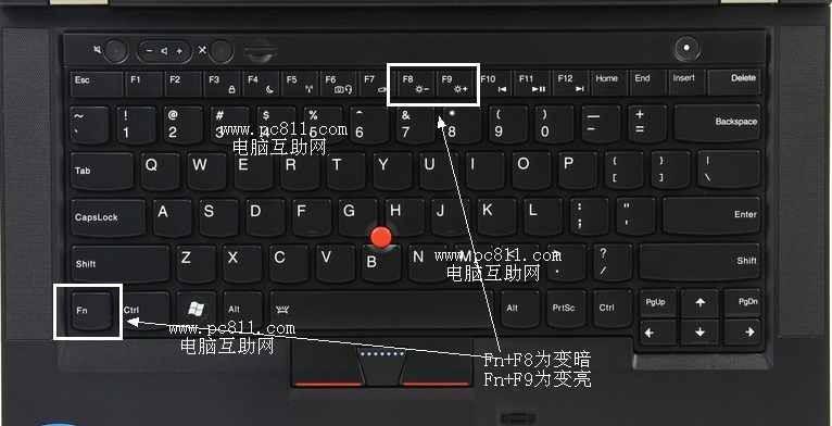 惠普笔记本怎么调亮度图标