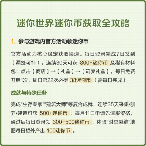 迷你世界每天领取1000个迷你币图标