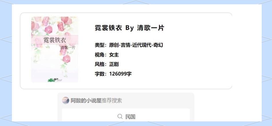 《霓裳铁衣》