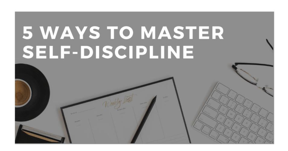 selfdisciplined什么意思