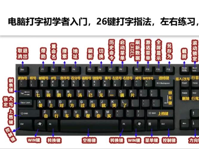 如何快速学会盲打电脑键盘图标