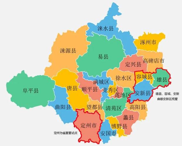 河北省保定市地图高清版大图图标