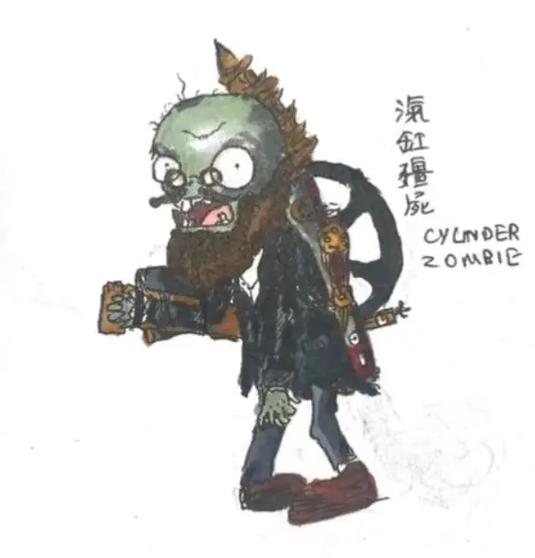 pvz2蒸汽时代的废稿僵尸