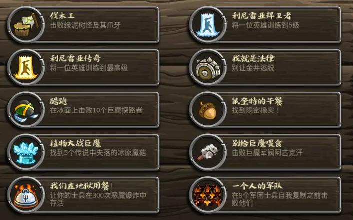 王国保卫战前线 全成就