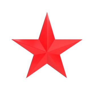 word特殊符号实心五角星红色