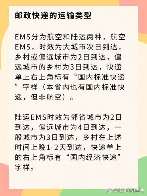 邮政特快跨省一般几天缩略图