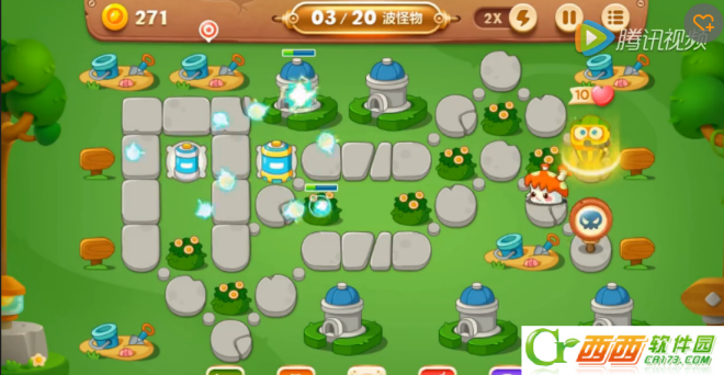 保卫萝卜3公园34关怎么过