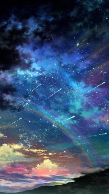 看别人的QQ空间,显示这片星空,只有流