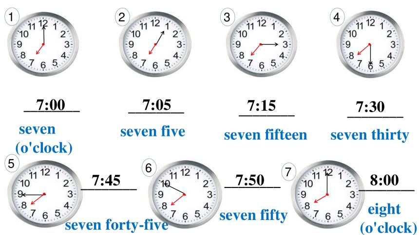 clock time
