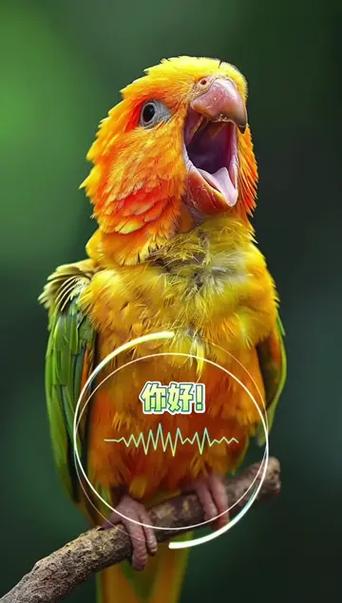 小鸟学说话