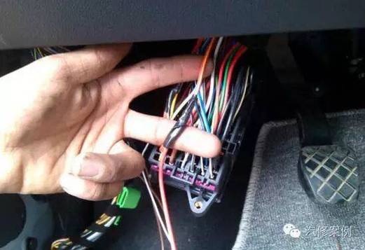 老捷达防盗器接线图