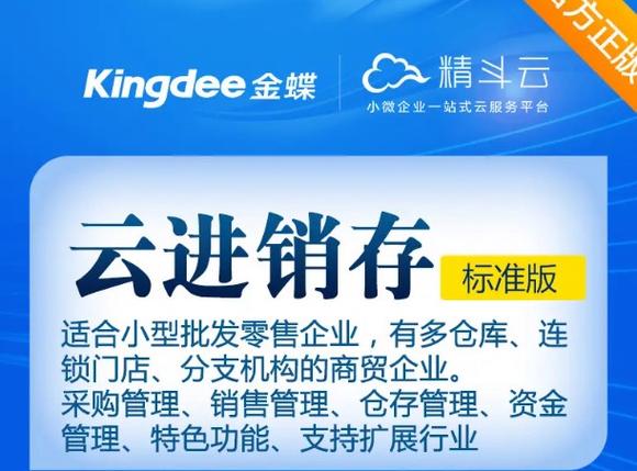 金碟精斗云进销存