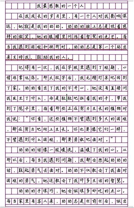 我什么的一个人作文400字