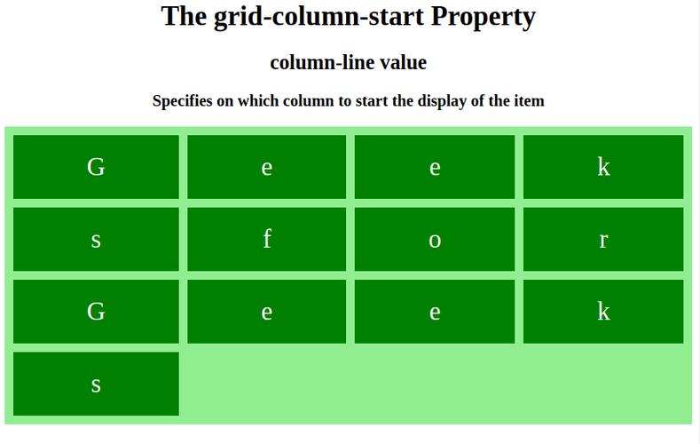 html grid