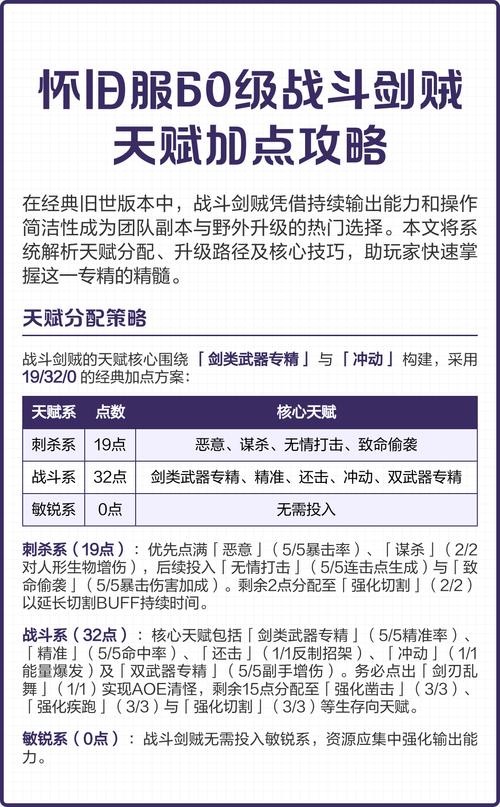 怀旧服战斗剑贼命中
