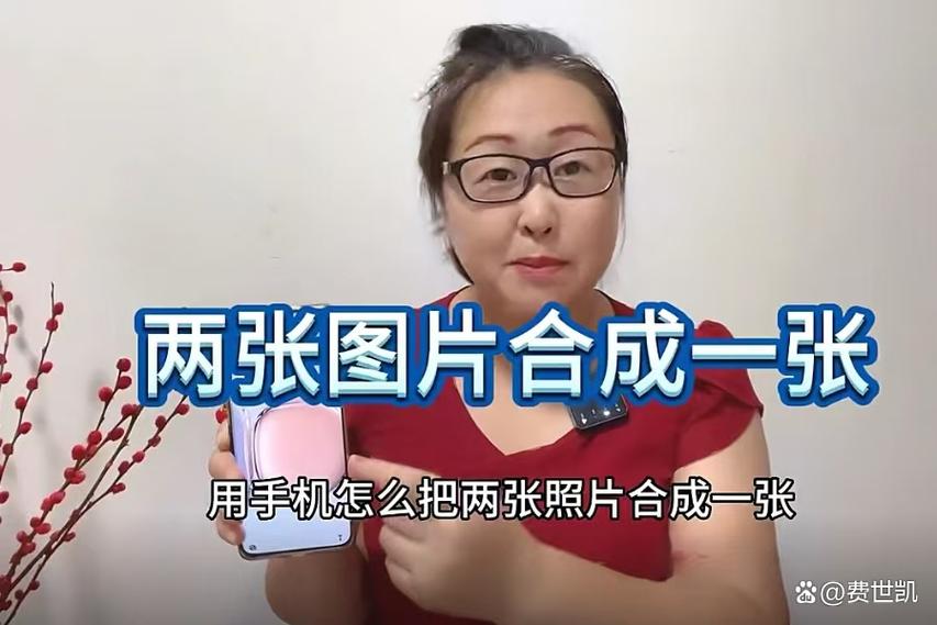 手机怎么弄2张照片重叠