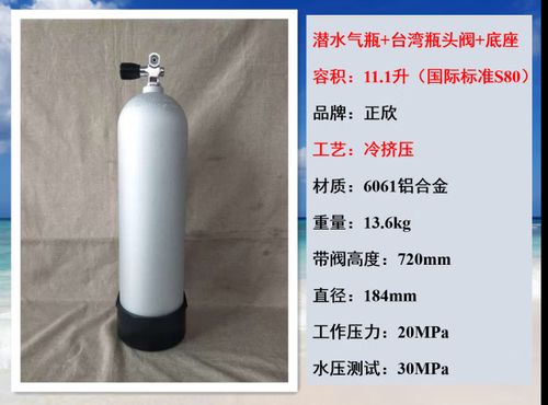 潜水氧气瓶多少升