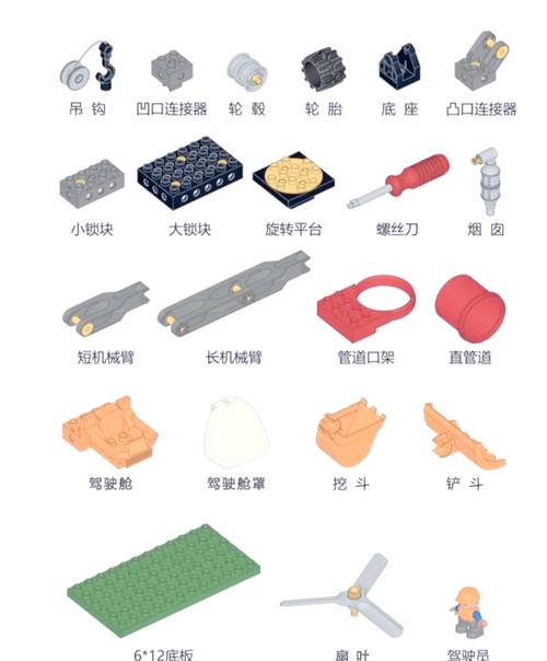 乐高零件数最多的前十名