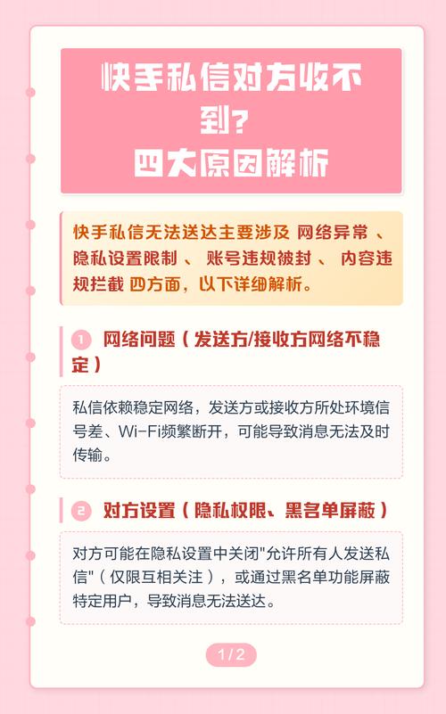 快手私信别人看不到怎么回事截图
