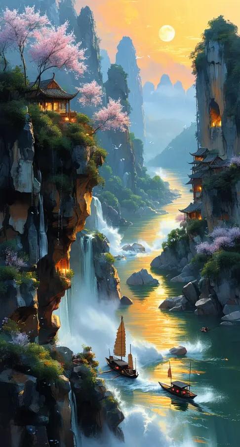 自然山水图片
