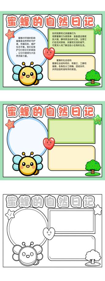 蜜蜂日记300字