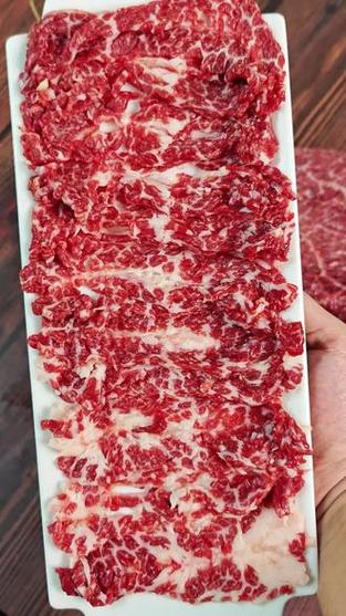 雪花牛肉图片