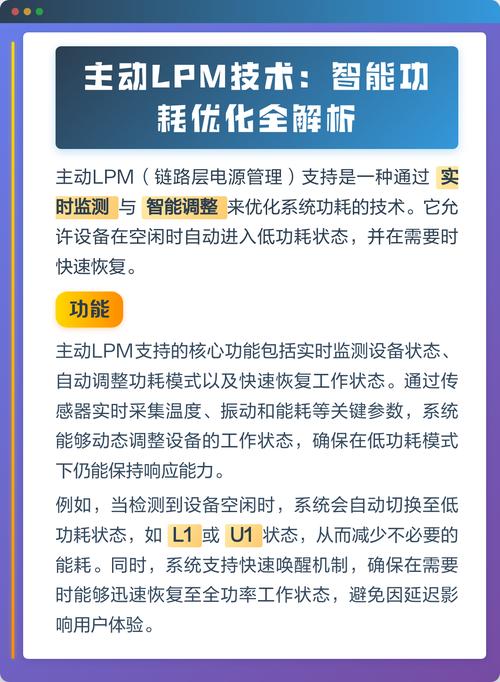 主动lpm支持有什么用
