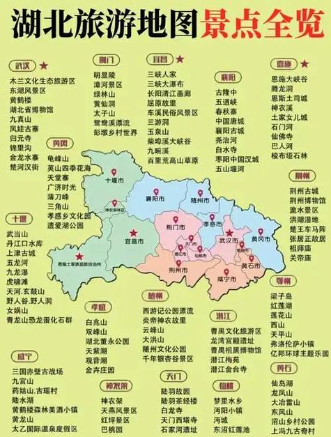 湖北省旅游地图全图可放大