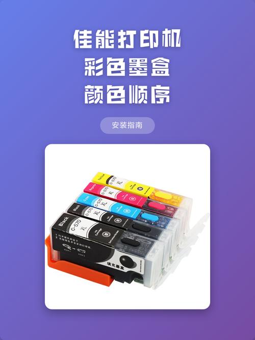 佳能彩色墨盒三个孔分别是啥颜色