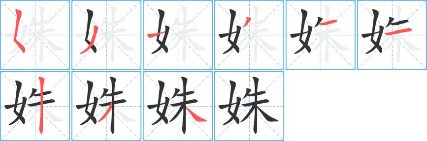 妹和姝区别