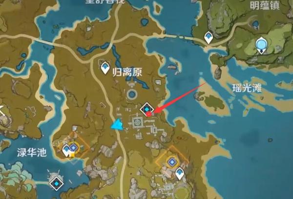 原神雪山左边第四个石碑