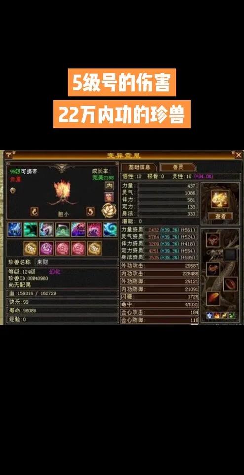 天龙八部珍兽五大技能展示