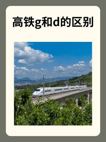 高铁G,D的区别截图