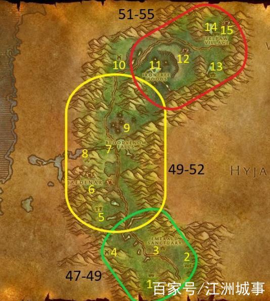 魔兽25级哪里打金最快