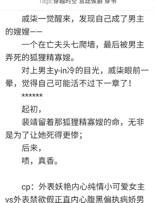 穿书后我成了男主的寡嫂截图