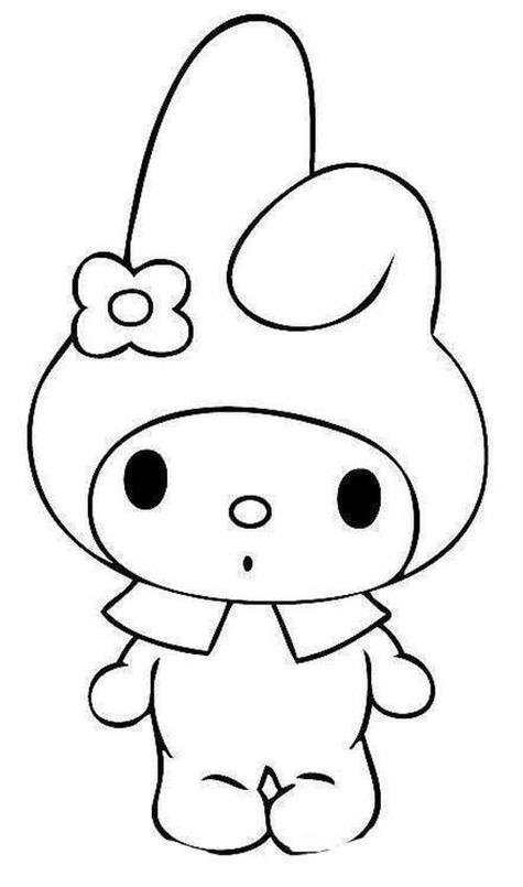 兔子的漫画简笔画