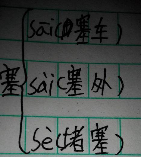塞有几个读音