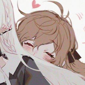 二次元少女闺蜜头像缩略图