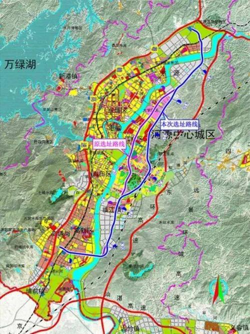 河源205国道东移征收