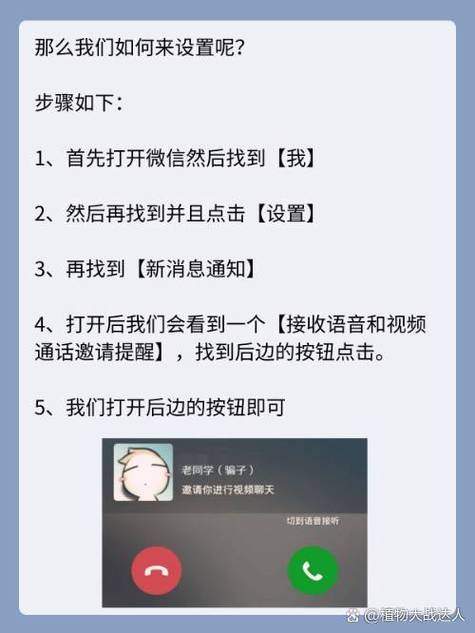 微信怎么接收不到视频聊天缩略图