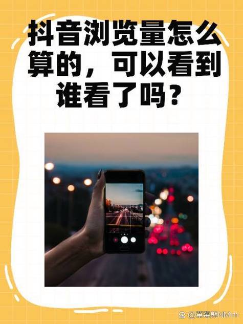 抖音作品浏览量包括自己吗