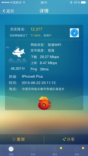 20兆宽带网速快吗