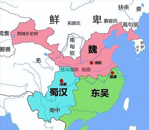 三国各势力地图缩略图