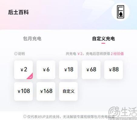 b站充电有多少收益