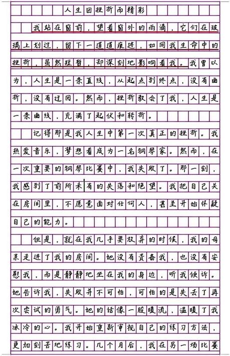 写自己人生经历截图