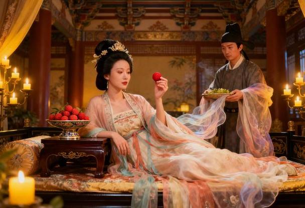 静卧在芙蓉帐里