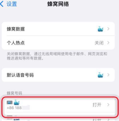 iphone双卡怎么设置主副卡