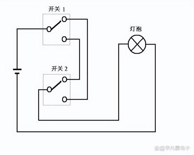 二控一灯接线图